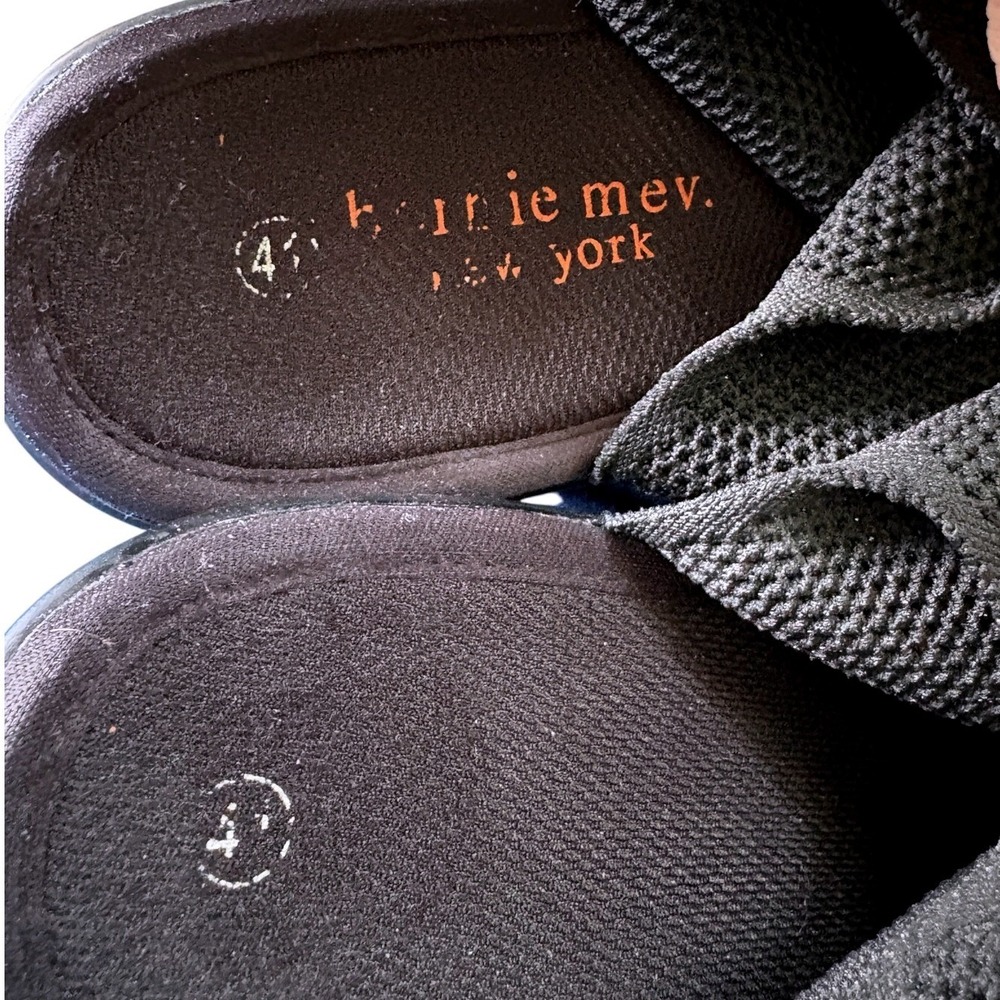 Bernie Mev Black Josephina Stretch Knit Platform Wedge Sandals, Size 10 (EU 41) - Picture 9 of 10